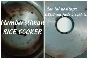 Bukan dioles sitrun atau cuka, trik bersihkan noda gosong di dasar rice cooker pakai 1 bahan sederhana