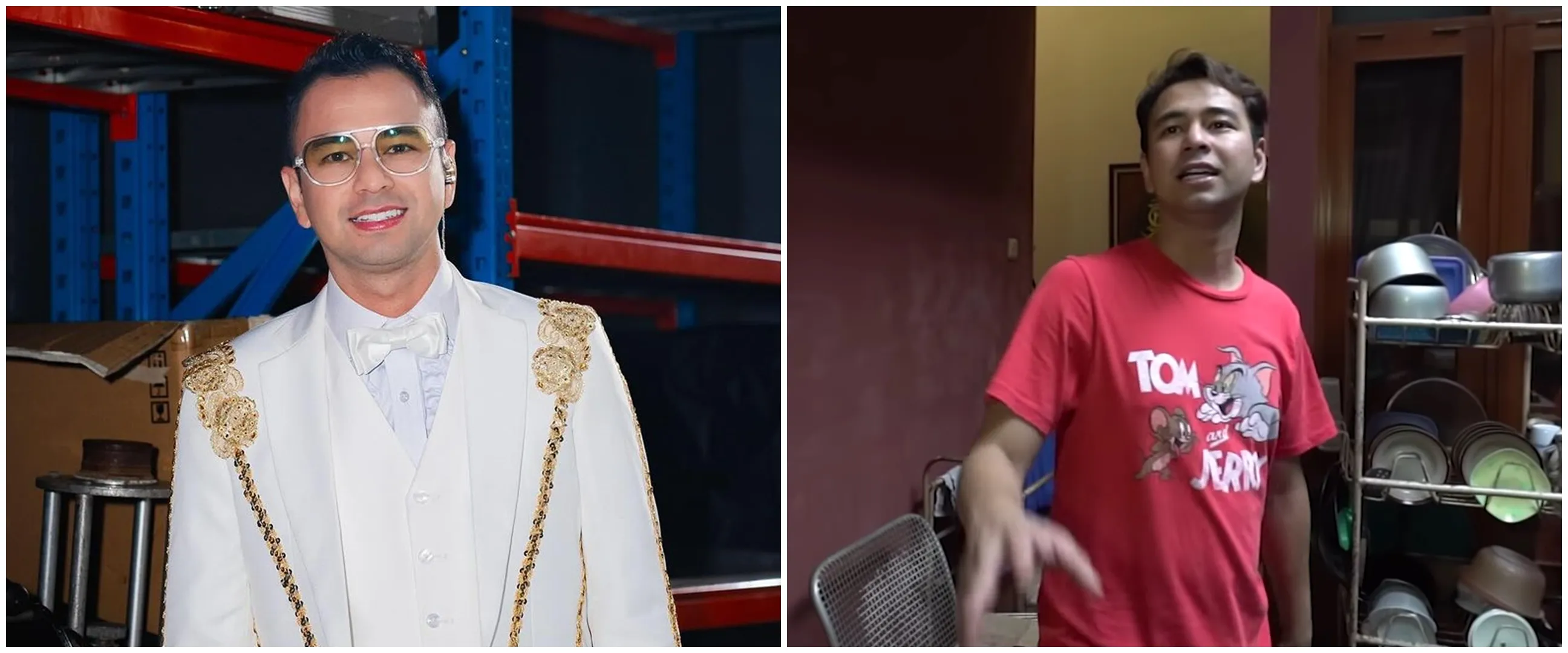 Dulu ngekos kini rumahnya megah, 9 potret dapur masa kecil Raffi Ahmad ini sederhana, ada kulkas antik