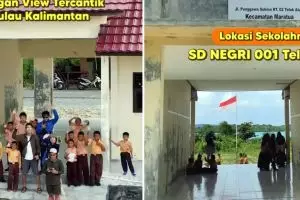 SD ini bangunannya sederhana tapi punya view bak di resort mewah, 7 potretnya bikin kagum
