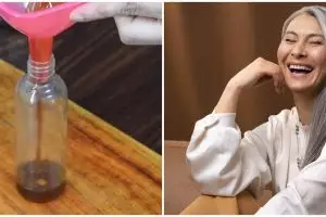 Tanpa ditambah bawang merah, ini cara cegah munculnya uban prematur pakai serum dari 1 bubuk minuman