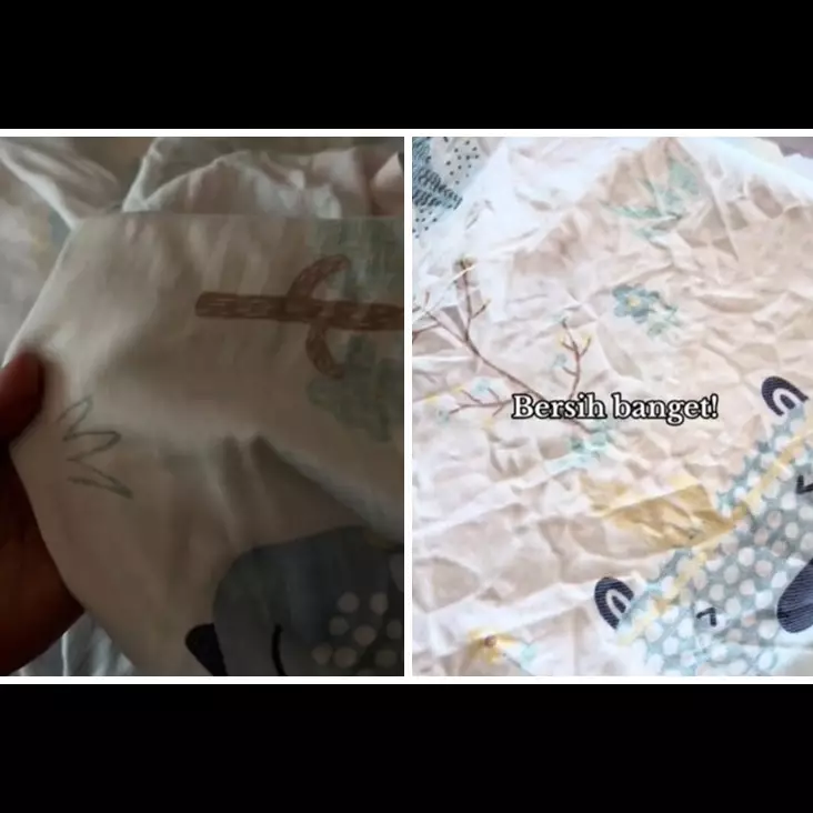 Tak perlu gunakan air panas, ini trik mencuci sprei kucel agar bersih lagi cuma tambah 1 bahan dapur