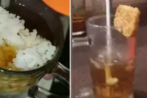 11 Potret kocak orang minum teh ini sudah di luar jalur normal, endingnya bikin tepuk jidat