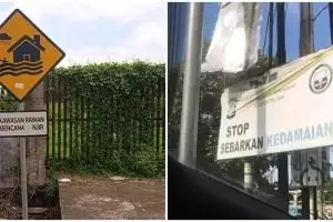 11 Potret kocak tulisan nggak selesai di tempat umum ini bukannya informatif malah bikin bingung