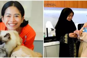 Jadi TKI usai lulus SMP kini rumahnya Rp 7 M, 10 potret dapur Farida Nurhan ini mewah ada bar khusus