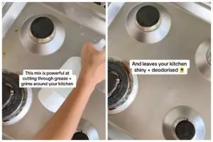 Kinclong tanpa diberi baking soda, ini cara bersihkan noda lemak di kompor pakai 2 bahan dapur