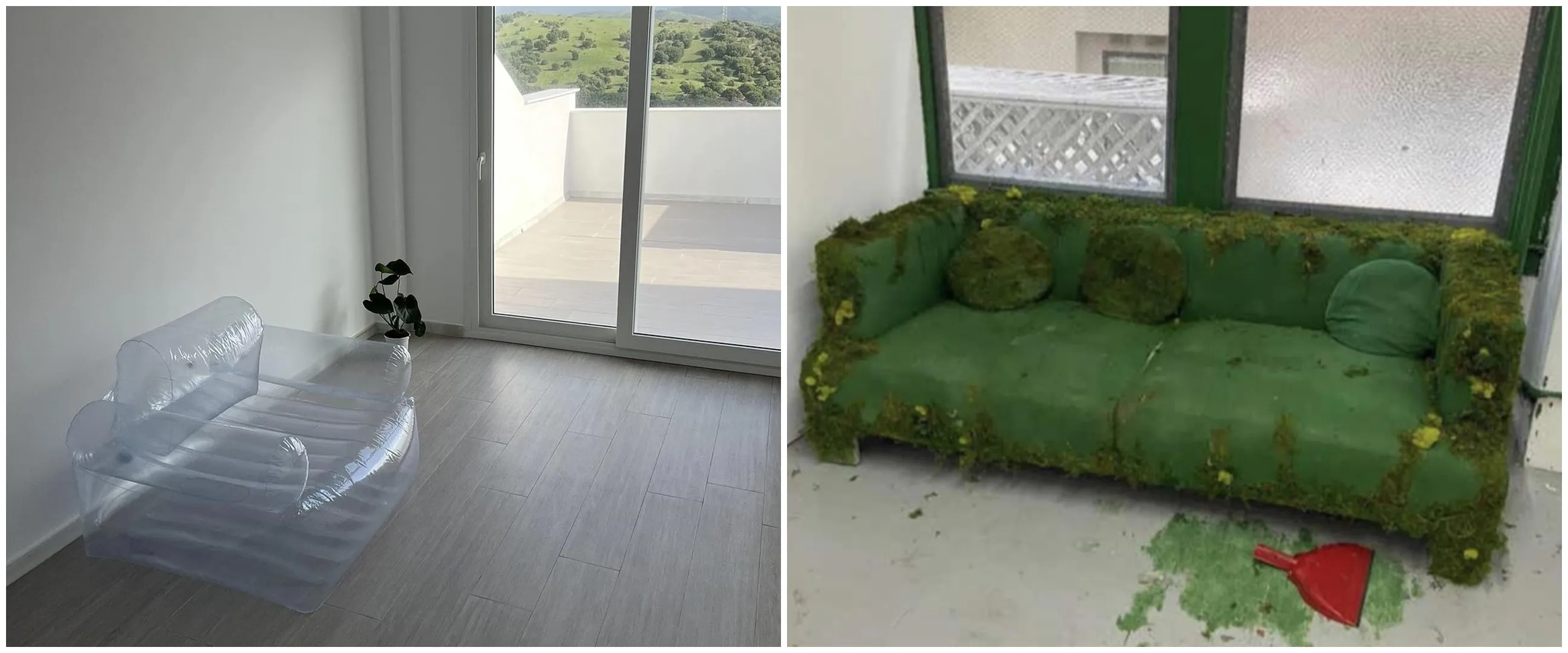 11 Potret kocak desain nyeleneneh sofa nggak bisa dipakai bersantai, lihatnya aja bikin menghela napas