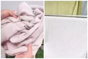 Tanpa direndam detergen, ini trik mencuci handuk dekil bau tengik agar bersih dan lebih harum