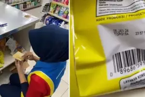 Momen pegawai minimarket konsumsi makanan expired ini tuai pro kontra netizen, aman nggak sih?
