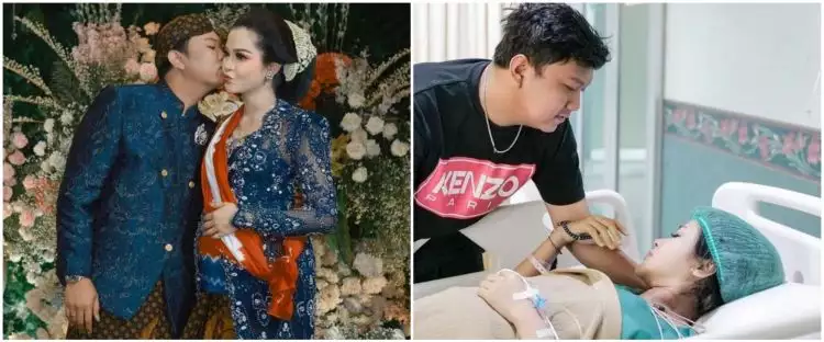 9 Momen persalinan anak pertama Bella Bonita, Denny Caknan isyaratkan sang bayi lahir prematur