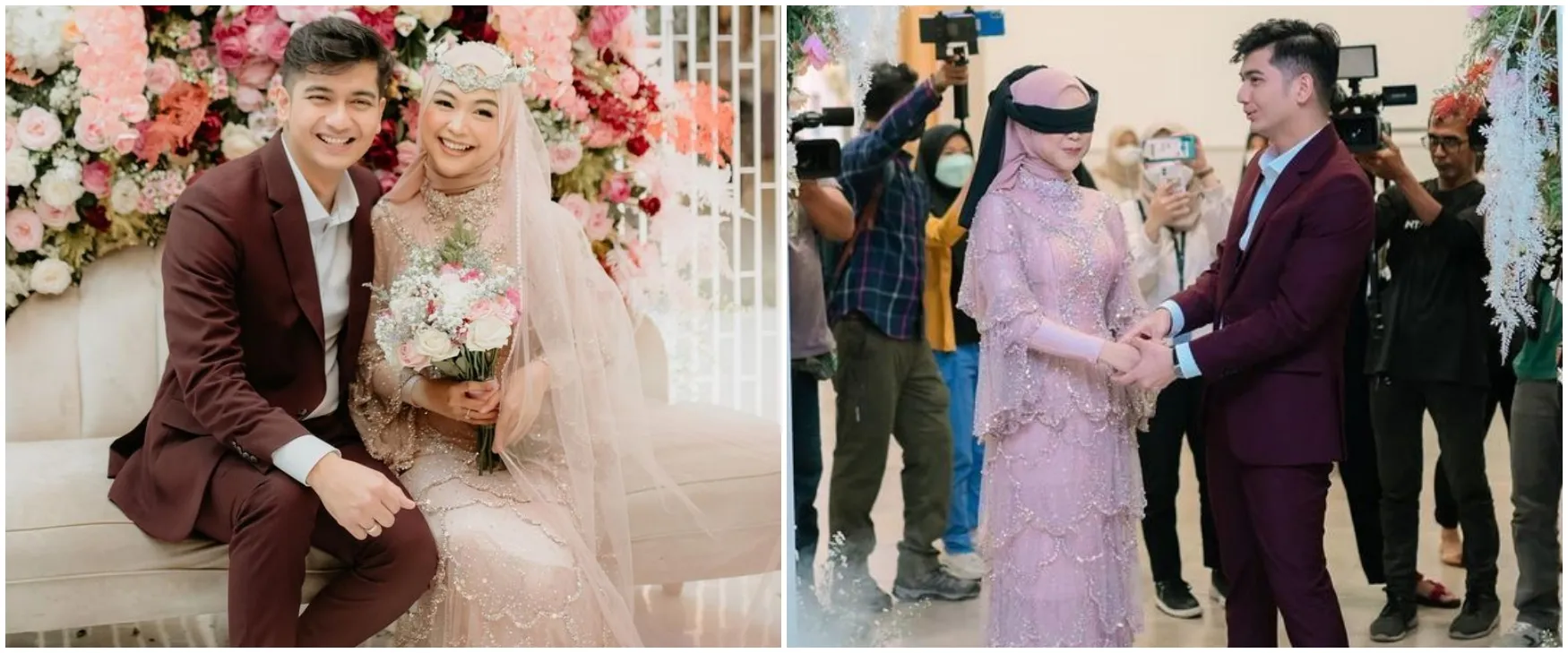 Kejutan dari suami disebut palsu, ini 9 momen kenangan pesta anniversary ke-1 Ria Ricis dan Teuku Ryan