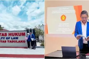 Lulus kuliah bareng istri, ini 9 momen kompak Pasha Ungu dan Adelia Pasha jalani sidang skripsi S1