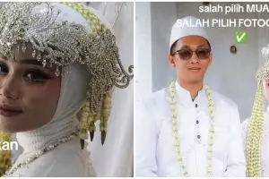 Akibat salah pilih fotografer, 9 potret nikahan pengantin ini hasilnya kayak 'PAP lagi di kondangan'