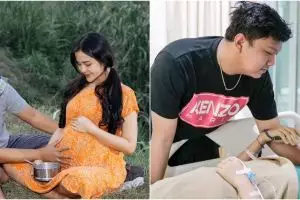 9 Potret perjalanan Bella Bonita hamil hingga melahirkan, minta maaf pada bayi karena lahir prematur