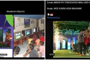 11 Potret kocak meme Timnas Indonesia juara AFC eAsian Cup 2023, bikin nyengir bangga