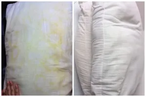 Tak direndam pemutih, trik cuci bantal menguning dan bau jadi kinclong lagi cuma tambah 1 bahan dapur