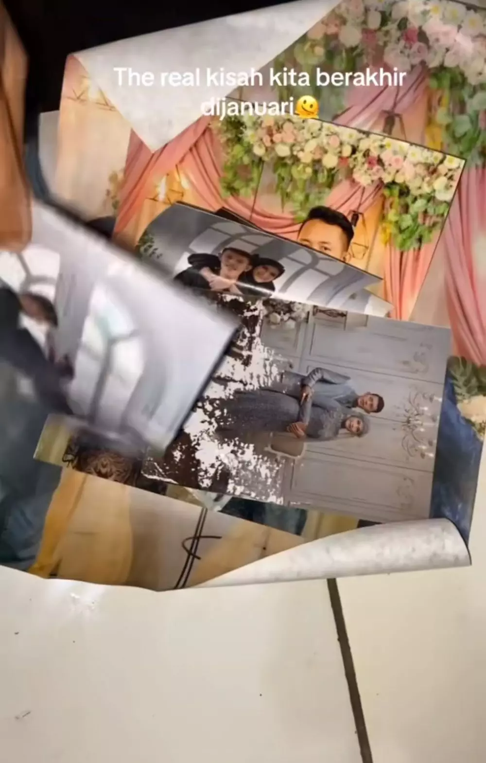 ditinggal suami © TikTok