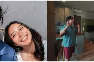 7 Potret teras minimalis rumah Joshua Suherman, desainnya unik bisa bikin tamu tertipu