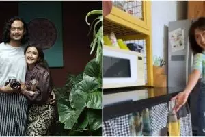 Manfaatkan barang bekas untuk perabotan, 9 potret dapur Dwi Sasono ini estetiknya manjakan mata