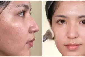 Transformasi makeup wanita wajah mengelupas jadi halus bak barbie, hasilnya flawless anticrack