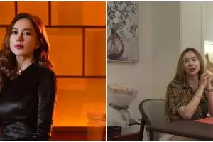 Rumahnya mewah Rp 50 M konsep ala apartemen, ini 9 potret dapur Aura Kasih dekorasinya arsty pol