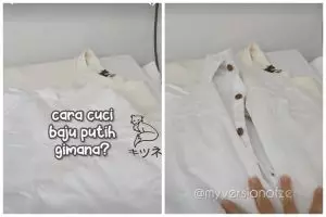 Tanpa pemutih, ini trik mencuci baju agar tetap putih cerah cukup tambah 1 bahan dapur