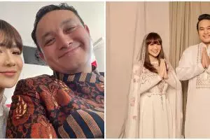 Rumah minimalis dan homey, 11 potret dapur Gilang Dirga ini mungil langsung nyambung ruang tamu