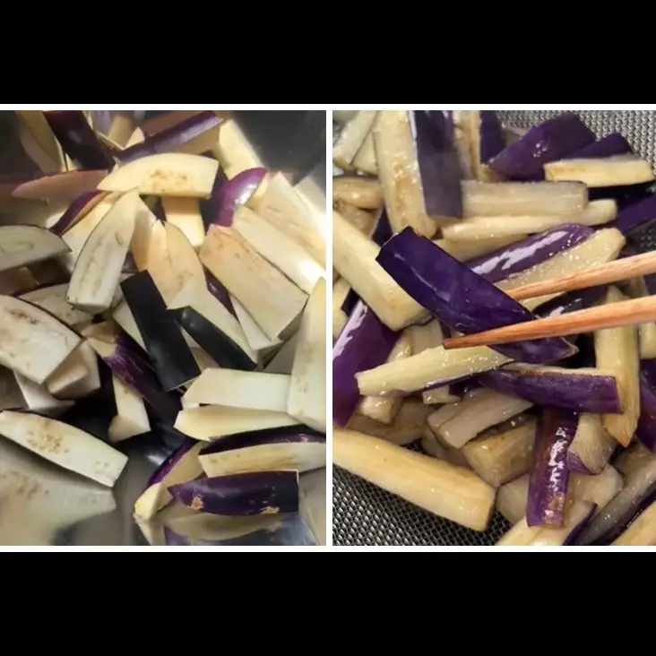 Bukan dibaluri garam, ini trik goreng terong supaya warnanya tetap ungu cerah pakai 2 bahan dapur