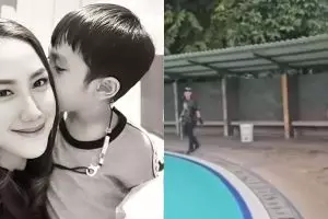 Polisi gelar olah TKP, Dante anak Tamara Tyasmara ternyata berenang di area dewasa sedalam 1,5 meter