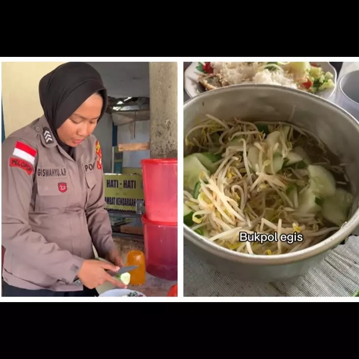 Cara polwan masak sayur bening ini bikin kagum, makin sehat, enak, dan super gampang dibuat