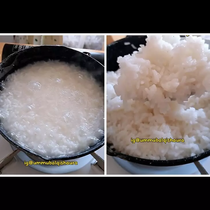 Trik cepat menanak nasi agar pulen dan matang sempurna dalam 15 menit, ampuh pakai 1 alat sederhana