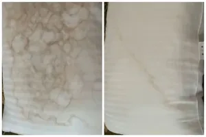 Tak perlu direndam pemutih dan air panas, ini trik cuci bantal kuning dan berjamur pakai 2 bahan dapur