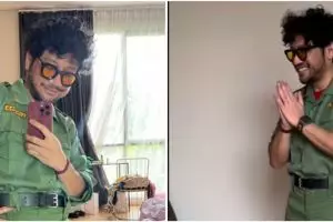 Tenda TPS roboh kena hujan, 11 momen Kunto Aji jadi Linmas saat Pemilu ini curi perhatian