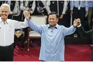 Hasil sementara quick count 6 lembaga survei Pilpres 2024