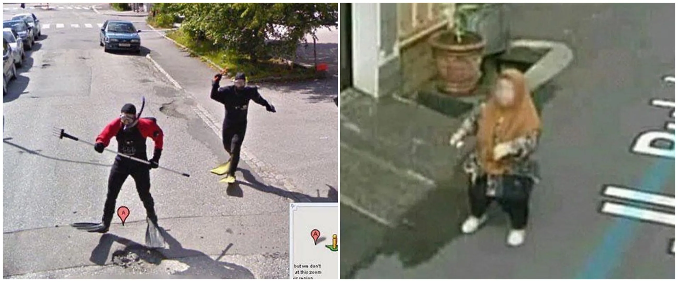 13 Potret lucu tak sengaja tertangkap kamera Google Street ini sukses bikin mata terkecoh