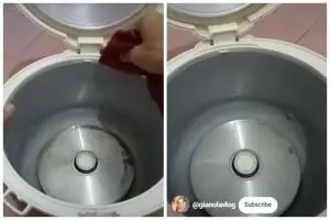 Tanpa diolesi pasta gigi, ini cara bersihkan kerak dan bau apek di rice cooker pakai 2 bahan sederhana