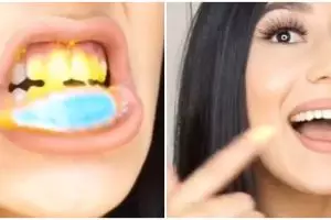 Cara bikin gigi putih cemerlang bak bleaching pakai 1 jenis bumbu dapur, plak auto bersih tak bersisa