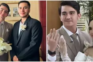 Jodoh tak kemana, 9 momen pernikahan Christ Laurent dan Marcella Michelle usai belasan tahun putus