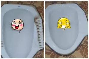 Bukan digosok detergen, ini cara basmi noda kerak membandel di kloset ditambah 3 bahan dapur