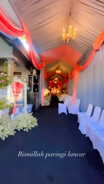 dekorasi syukuran anak pertama Bella Bonita © Instagram