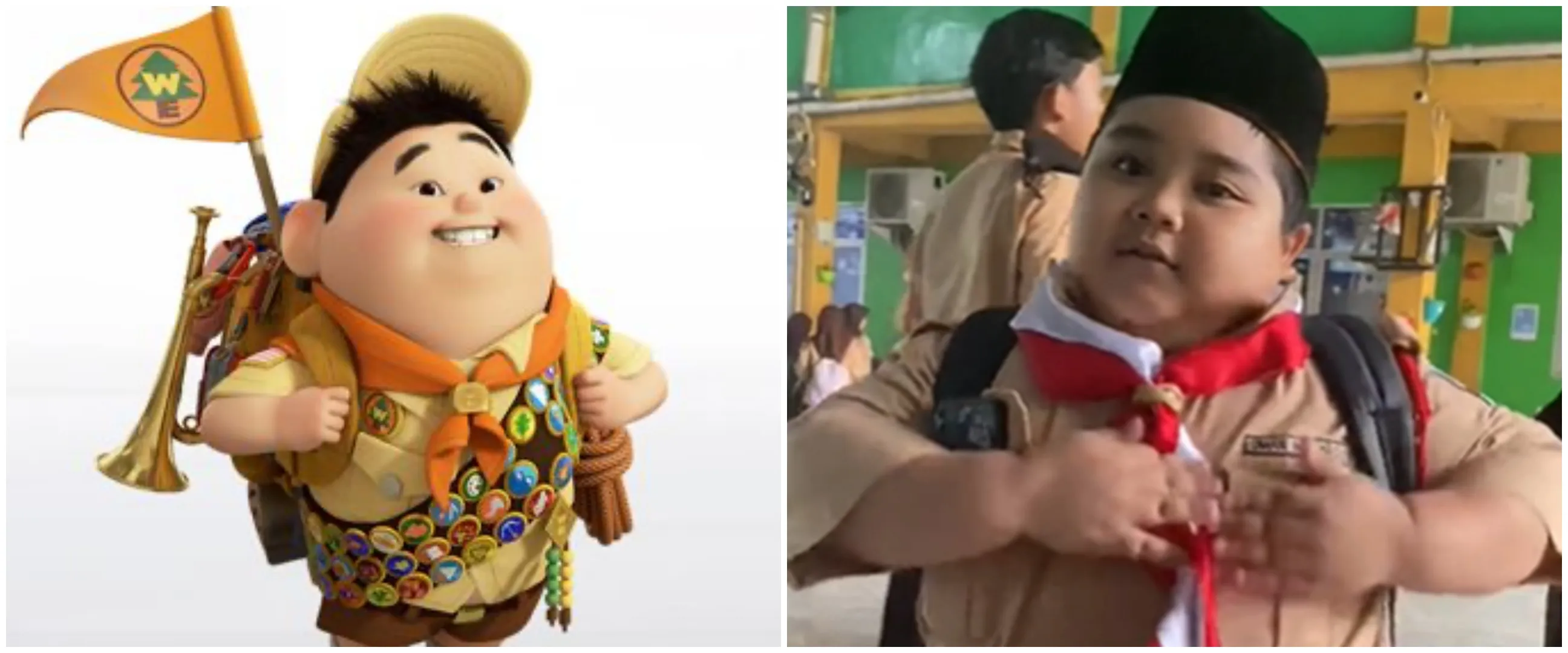 Begini jadinya jika sosok Russell di Film Up ada di dunia nyata, aksi dan penampilannya susah dibedain