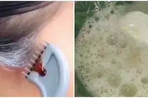 Tanpa tambahan henna, trik menghitamkan rambut uban ala emak-emak ini cuma pakai 2 bahan minuman