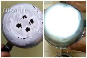 Tanpa digosok kertas amplas, pria ini punya trik agar pantat panci selalu mengilap pakai 1 bahan dapur