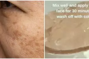 Tanpa beras, ini trik kurangi kerutan dan noda hitam pada wajah pakai masker dari 1 bahan minuman