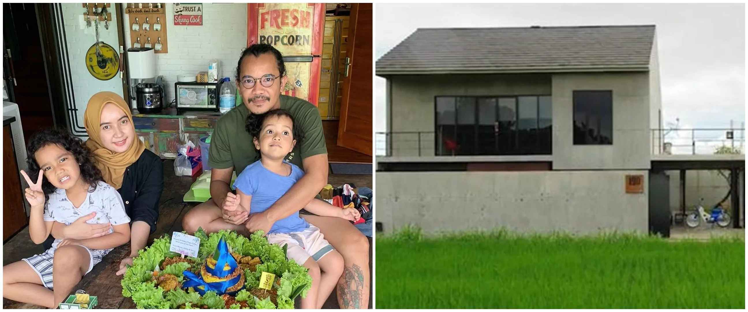 Tinggal di desa sebab fobia keramaian, 11 potret area outdoor rumah Cella Kotak ini vibesnya sejuk pol