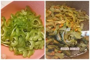Tanpa direbus larutan asam jawa, ini trik masak tumis pare agar tidak pahit cuma pakai 1 bumbu dapur