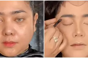 Transformasi makeup wanita bertubuh berisi di-makeup jadi pengantin Jawa ini hasilnya bak putri raja