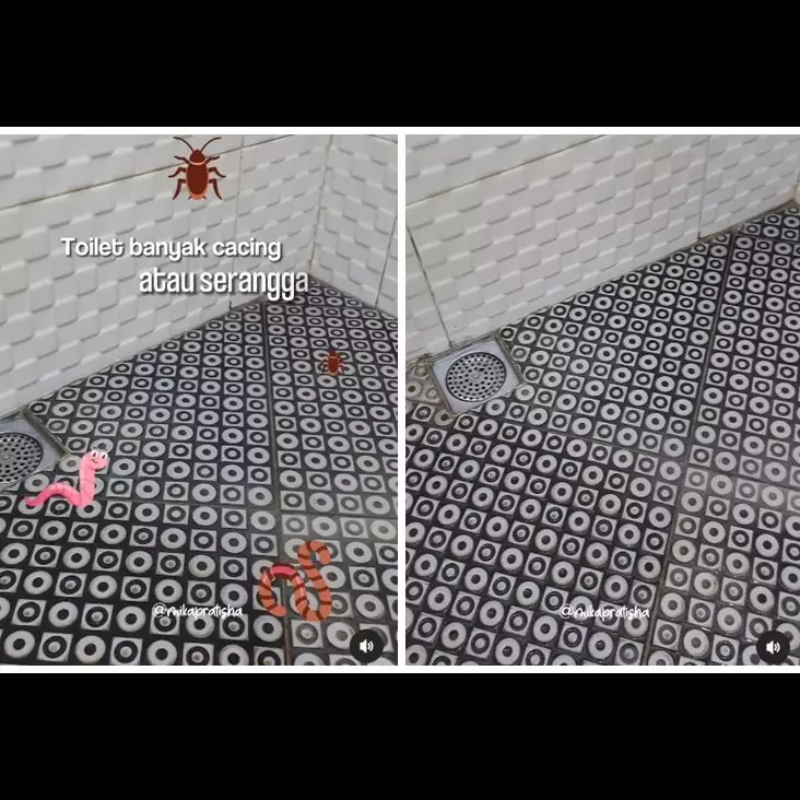 Bukan disiram air panas, ini trik agar lantai kamar mandi bebas cacing dan kecoak pakai 2 bahan dapur