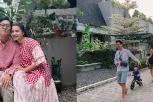 7 Potret dapur Putri Titian ini minimalis serba hitam, pemandangannya langsung jemuran