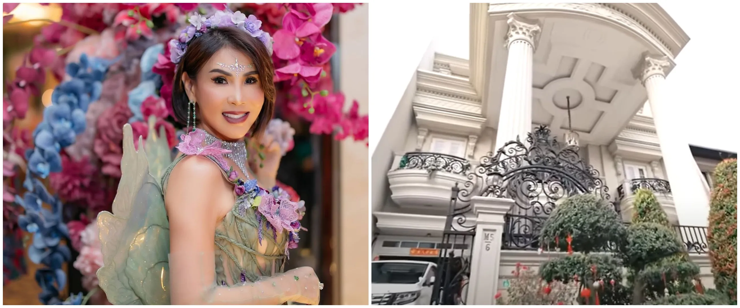 Rumahnya bak kastil Eropa, 9 potret kamar tidur Helena Lim crazy rich PIK nyambung sama ruang tamu