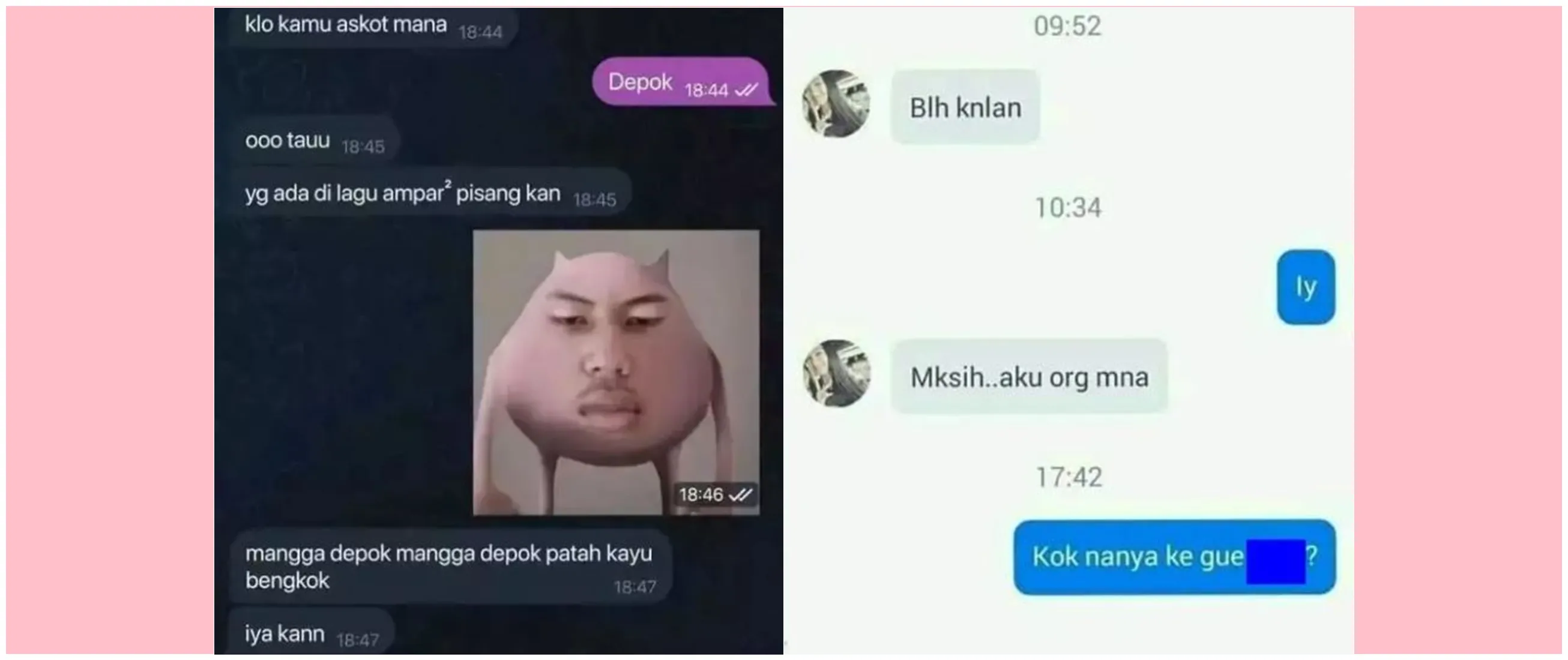11 Chat lucu diajak kenalan orang random ini awalnya aja udah cringe abis, auto gagal PDKT